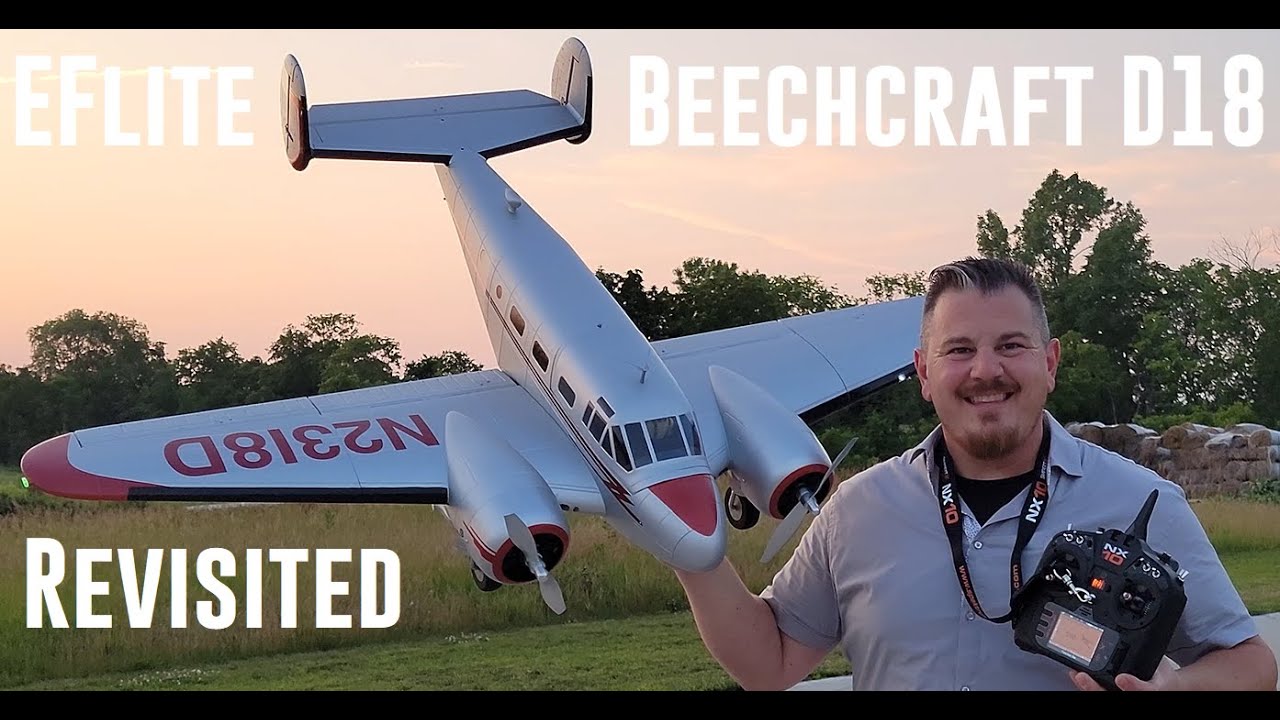 E-flite - Beechcraft D18 - 1.5m - Revisited & Happy 4th of July
