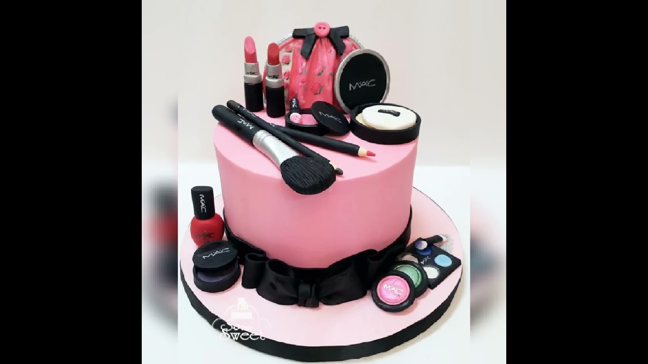 Makeup Theme Cake | Cake For Girls🎂