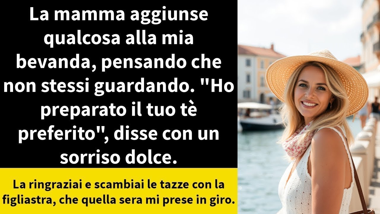 La mamma aggiunse qualcosa alla mia bevanda, pensando che non stessi guardando
