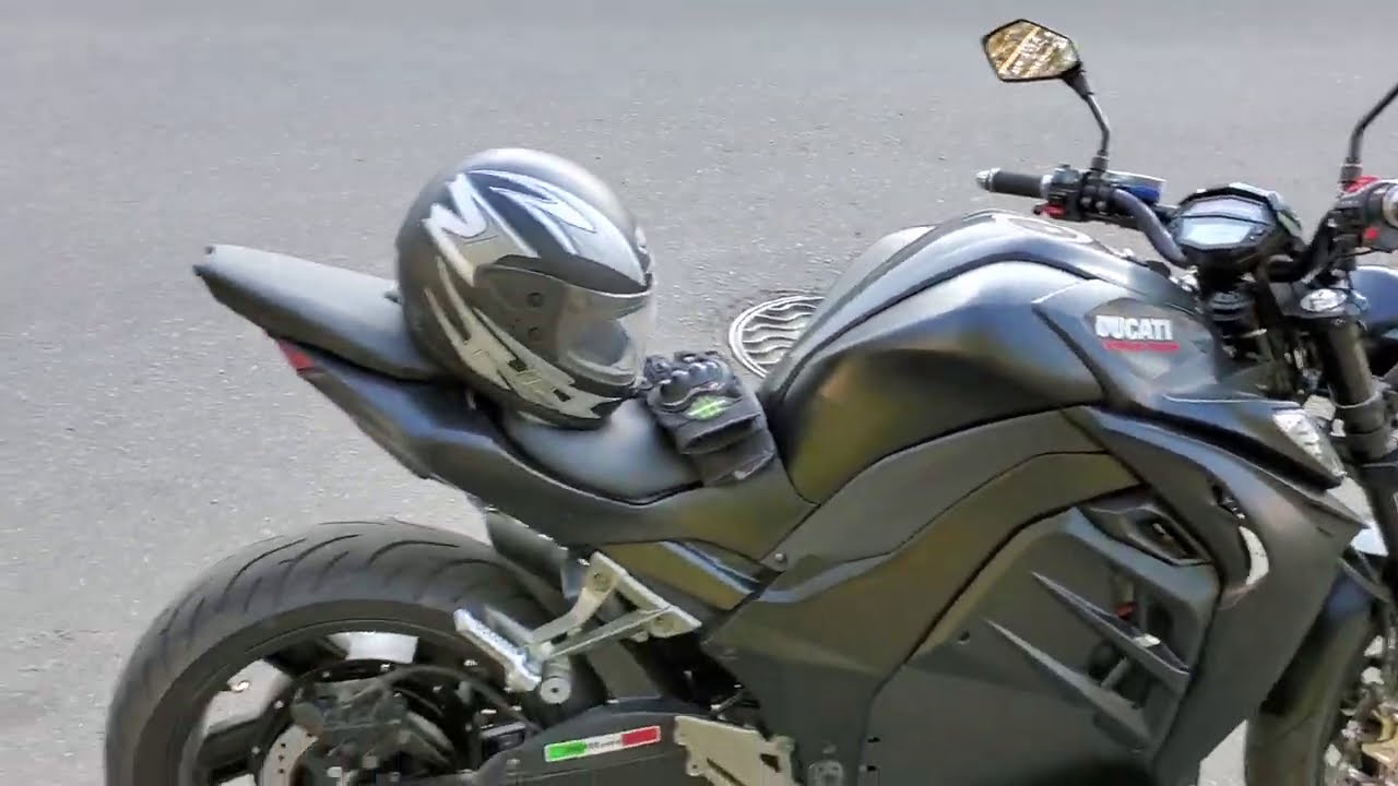 Электромотоцикл Kawasaki Z1000 - 8 кВт 90 Ач - ИГРЫ ЗАКОНЧИЛИСЬ!