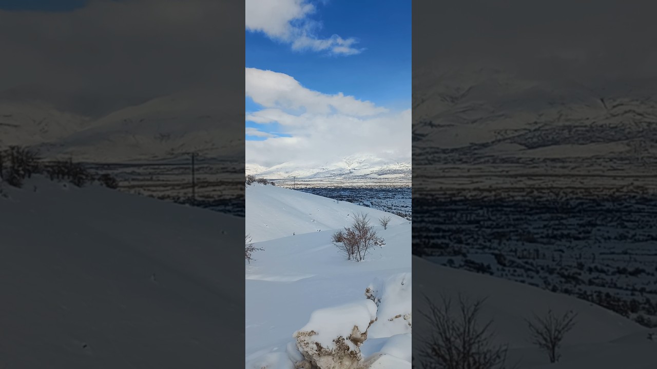Eşsiz Kar Manzarası Erzincan