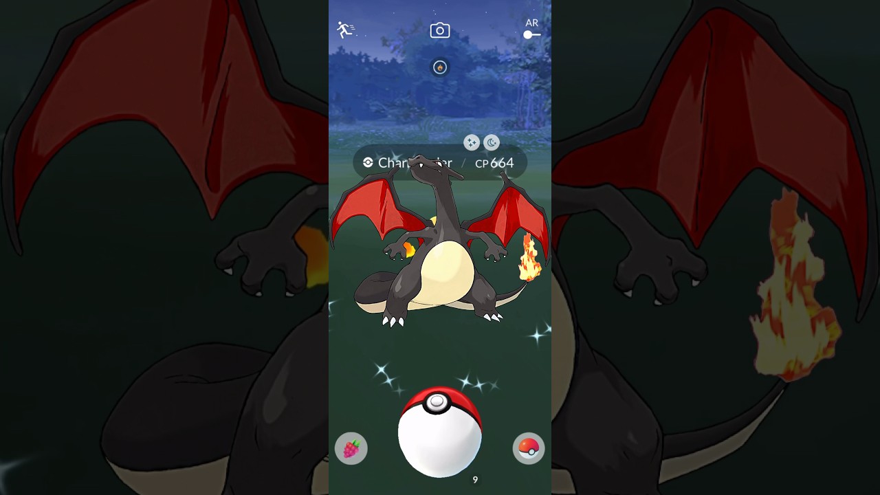 Getting Lucky With ✨Shiny Charizard Almost 100iv in #pokemongo