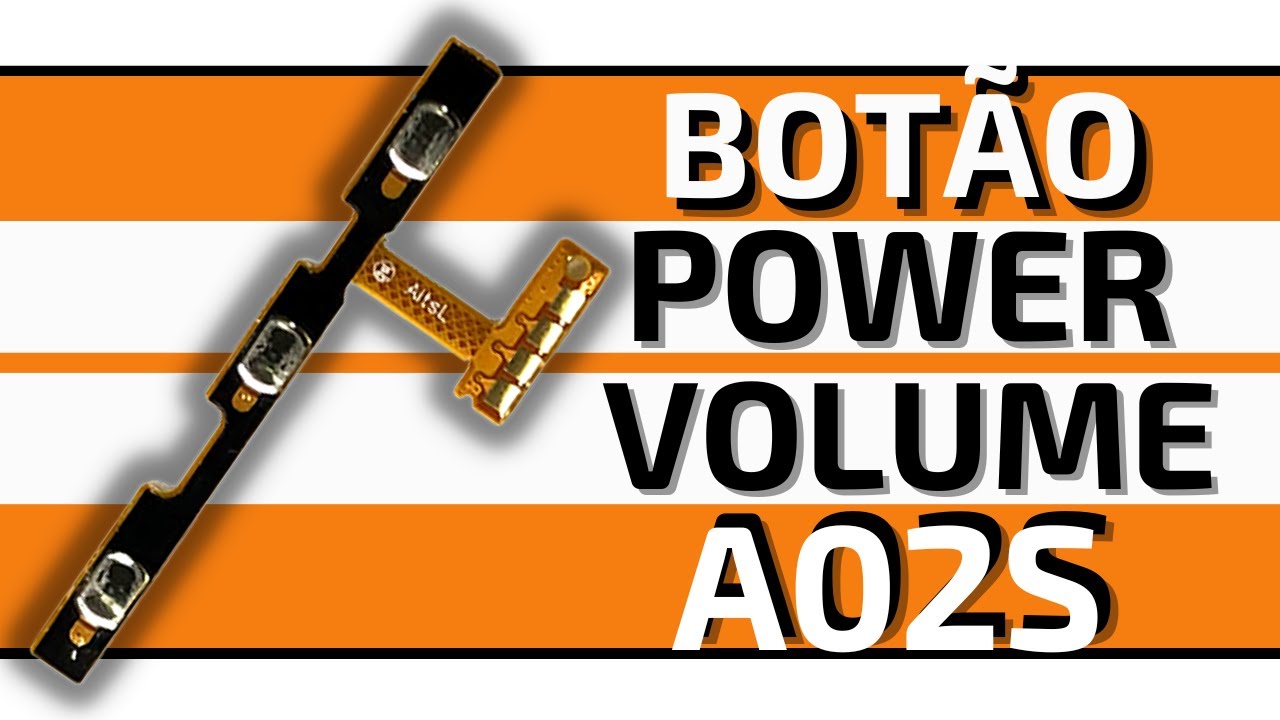 [ Samsung A02S A025M ] Como Trocar Botao Power Volume Ligar Desligar Power On Off Button Boton