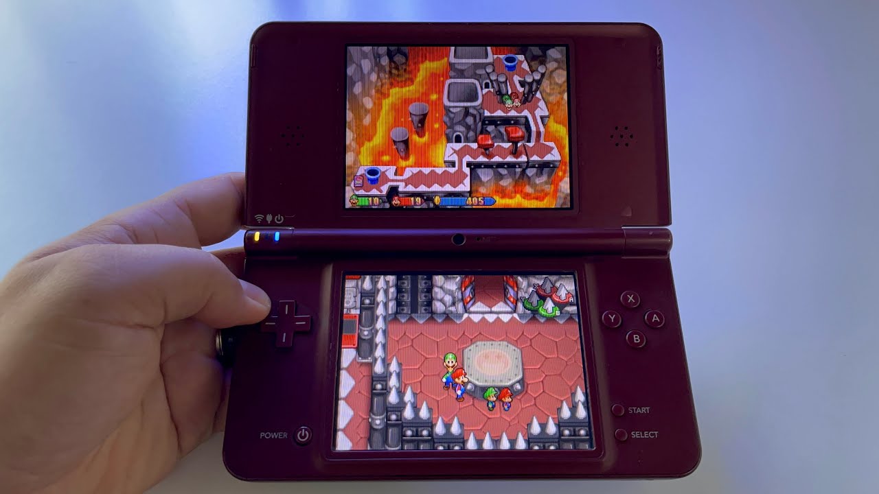 Mario & Luigi - Partners in time | Nintendo DSi XL handheld gameplay