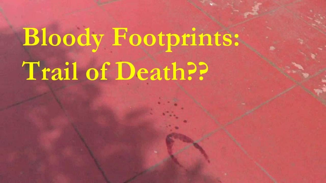 Bloody Footprints: Trail of Death??