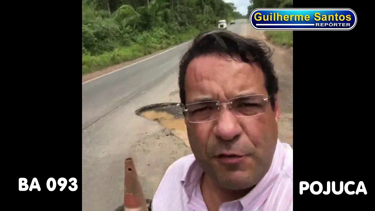 Perigo! Buracos na estrada