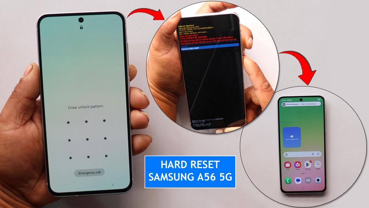 Hard Reset Samsung A56 5g Remove Pattern/Pin/Password  | Galaxy A56 5G Factory Reset 2026