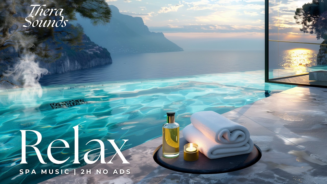 Relaxing Music for Mediterranean Spa Pool ☀️ Calm Energy for Morning Focus