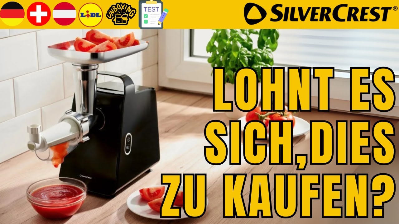 ELEKTRISCHER FLEISCHWOLF SilverCrest SFWT 400 A1 DEUTSCHLAND DEUTSCH  SWITZERLAND  AUSTRIA LIDL