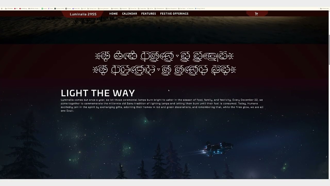 Luminalia 2955 - Day 9 | Star Citizen