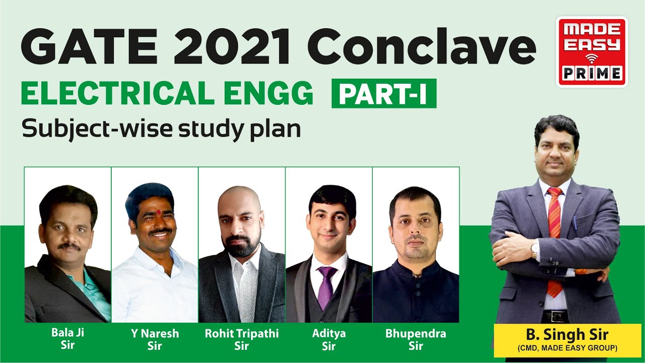 GATE 2021 CONCLAVE | Electrical Engg.(PART 1) |Network, Signal & Systems, Control System &Power Sys.
