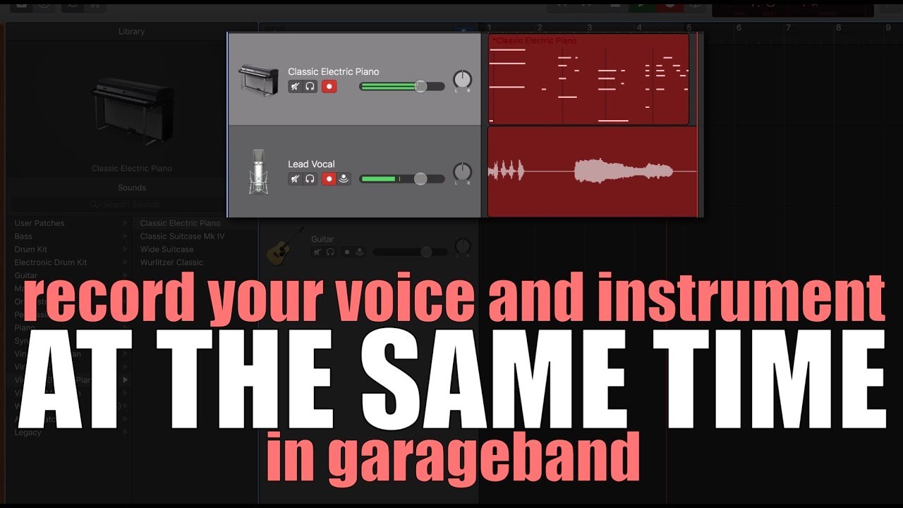 Как записать несколько дорожек в GarageBand [Руководство по GarageBand]