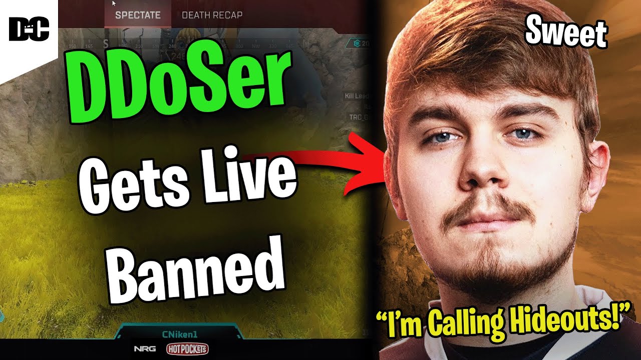 Sweet Gets DDoSer Live Banned By Hideouts (Apex Dev)