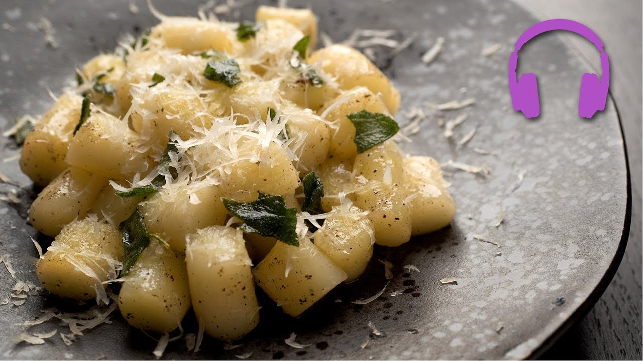 Gluten-Free Gnocchi with Butter & Sage | ASMR Cooking Sounds
