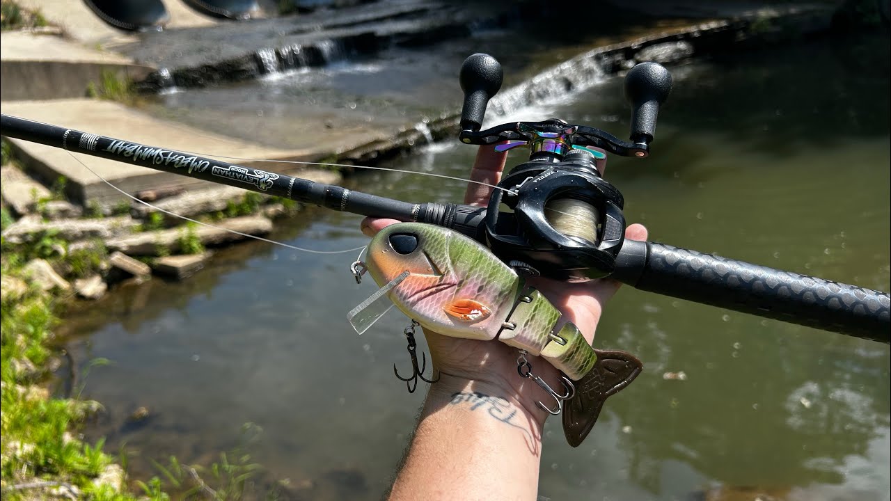 Fishing Small Waterfall With Throwback WakeWalker