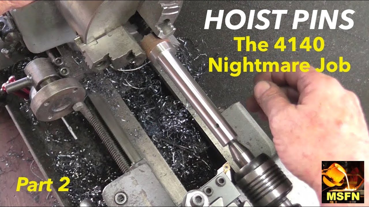 (40) Precision HOIST Pins Machined From 4140-HT Steel / Part 2 - MSFN