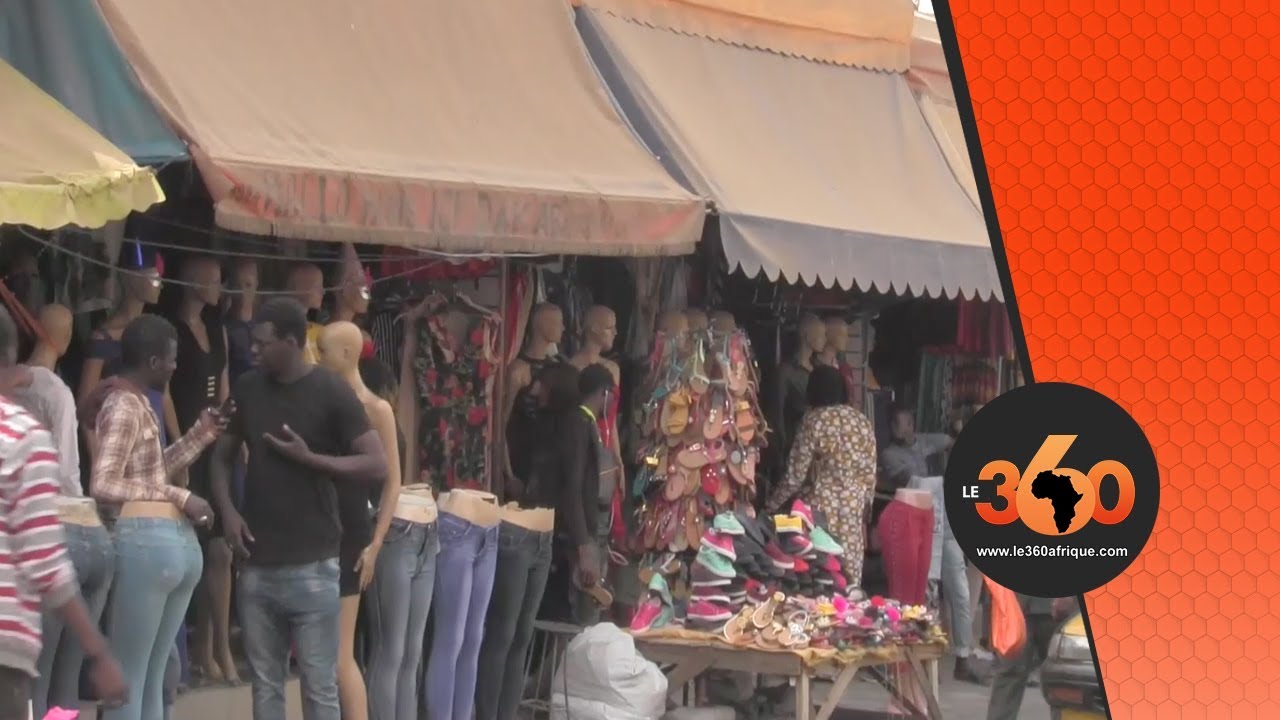 Le360.ma • L'ambiance du marché Sandaga de Dakar durant la fin de l'année