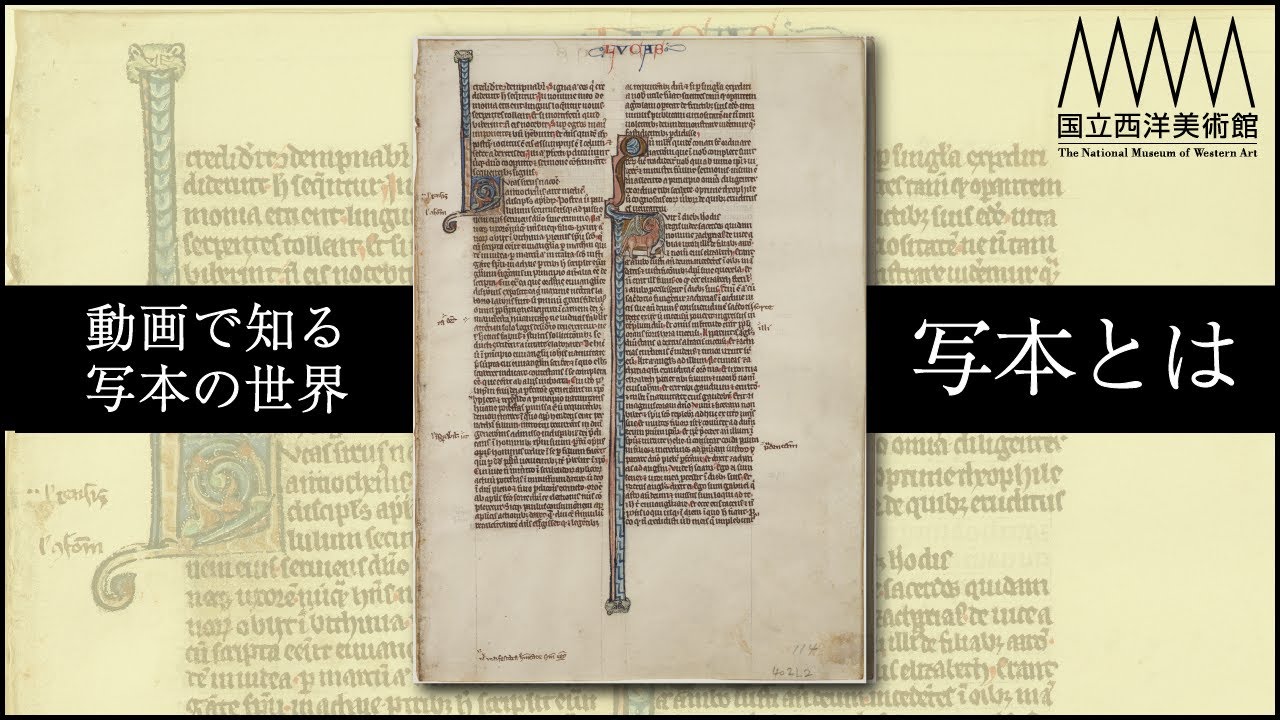 🖋文字と絵のハーモニー｜内藤コレクション✨写本とは