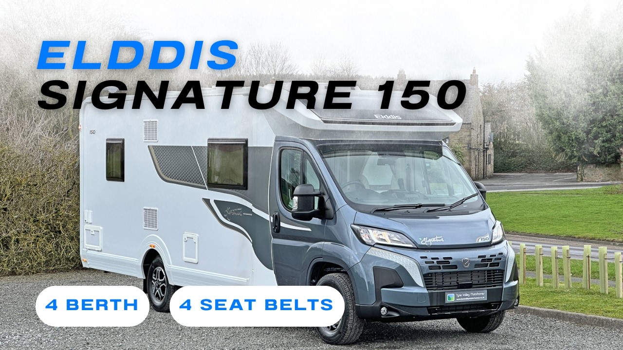Автодом на 4 спальных места с двуспальной кроватью | Elddis Signature 150 2026 года выпуска