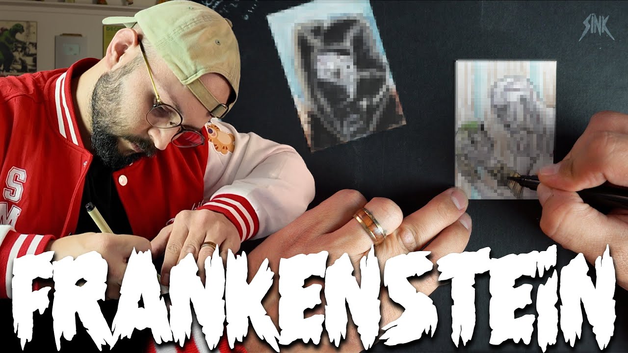 Frankenstein Sketch Cards