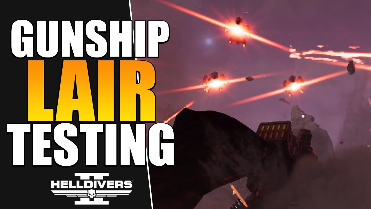 Helldivers 2 - Gunship Destruction Testing & Tips for support weapons