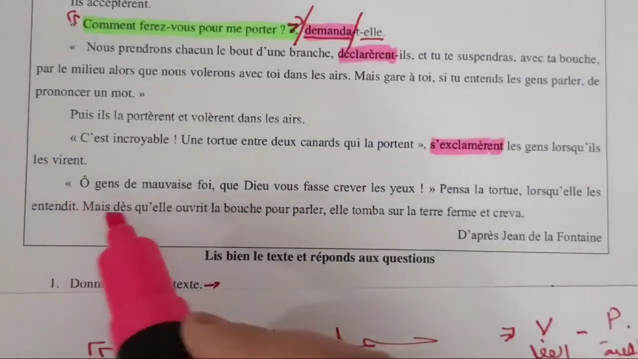 اختبار الفصل الثاني لغة فرنسية الثانية متوسط نموذج رقم02