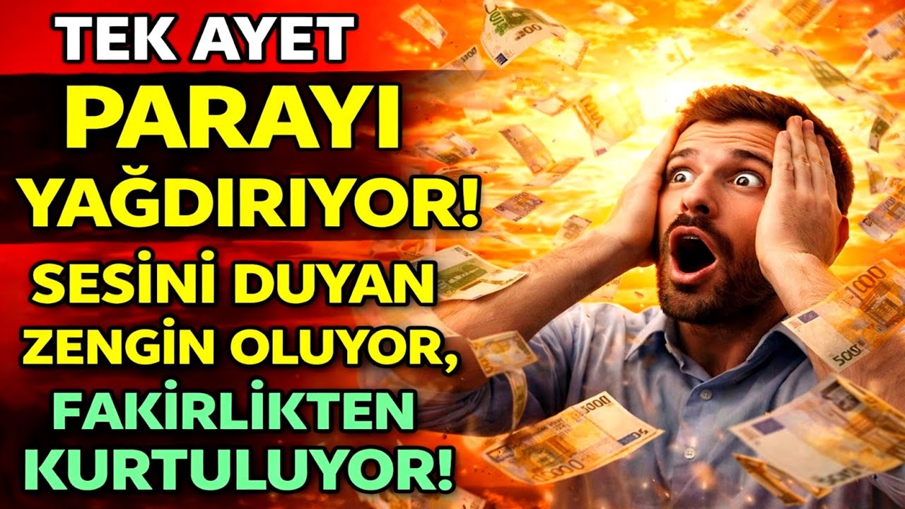 PARA GETİREN SURE! TEK BİR AYET SANA RIZIK GETİRİR, DİNLEDİKTEN 3 SANİYE SONRA YOKSULLUĞU YOK EDER!