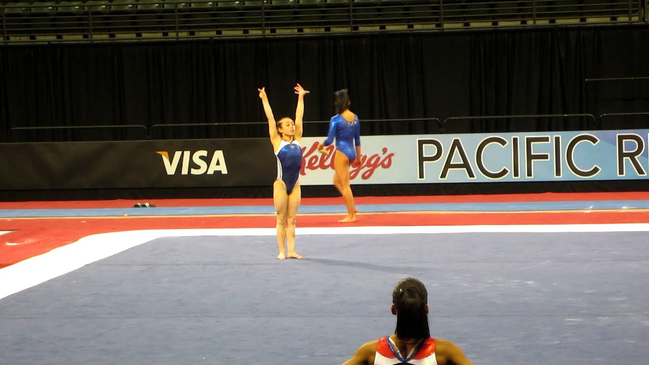 Katelyn Ohashi - Floor Exercise - 2012 Kellogg's Pacific Rim Championships Podium Training