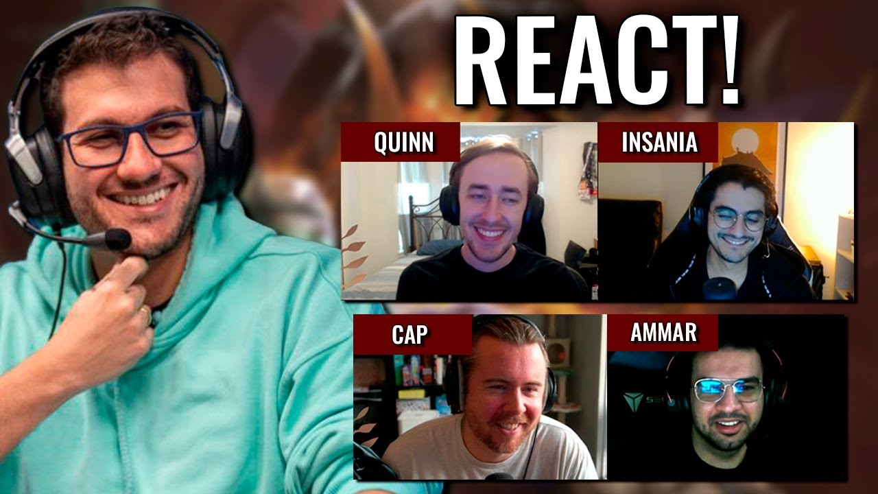 ASTINI REACT - PODCAST com QUINN, AMMAR, INSANIA & CAP