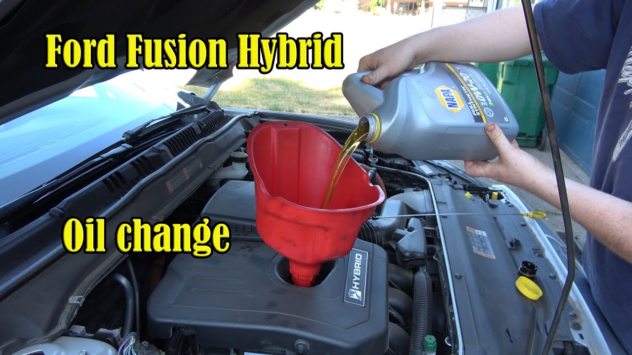 Замена масляного и воздушного фильтра на Ford Fusion Hybrid 2017 года | Легко сделать дома!