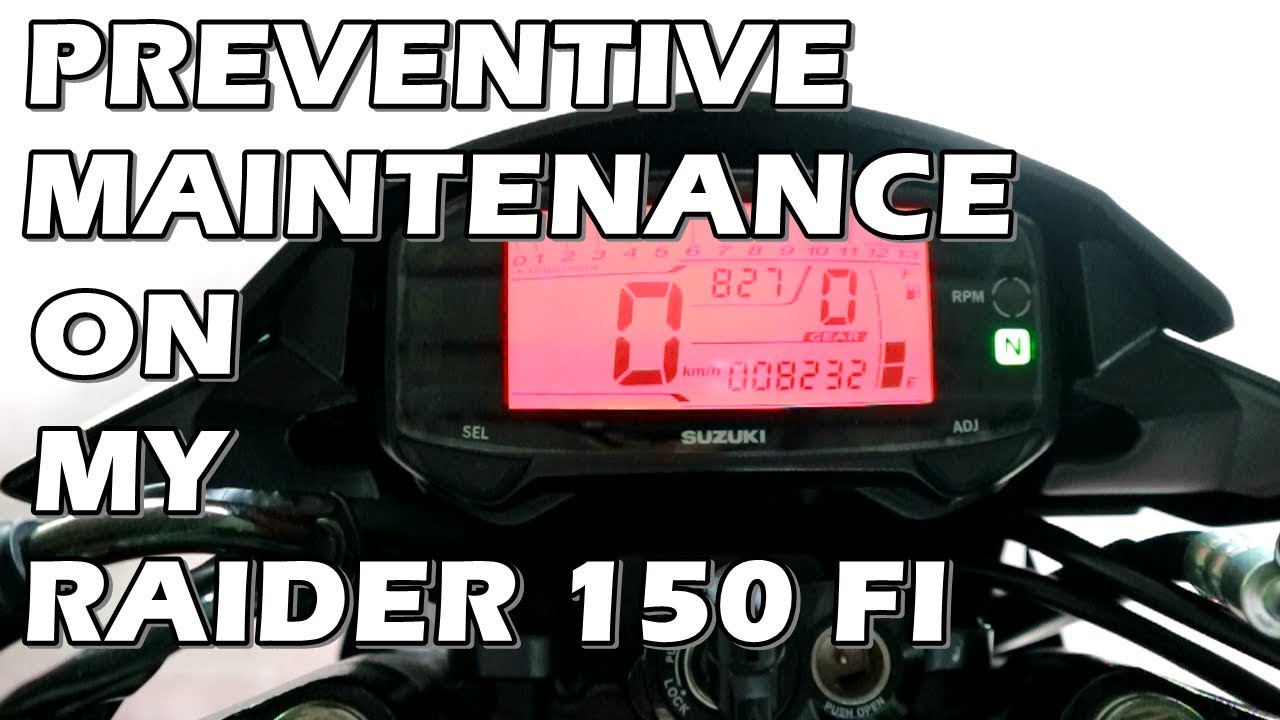 8k kilometer Preventive Maintenance on my Raider 150 FI