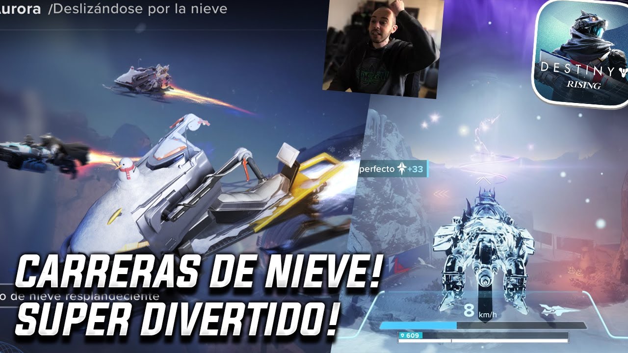 CARRERA CON PELEA DE NIEVE! ESTO SÍ ES DIVERTIDO! | DESTINY RISING