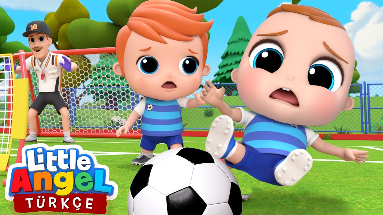 Can Bebek Top Oynuyor, Takım Olmayı Öğrenelim | En Eğlenceli Çocuk Şarkıları | Little Angel Türkçe
