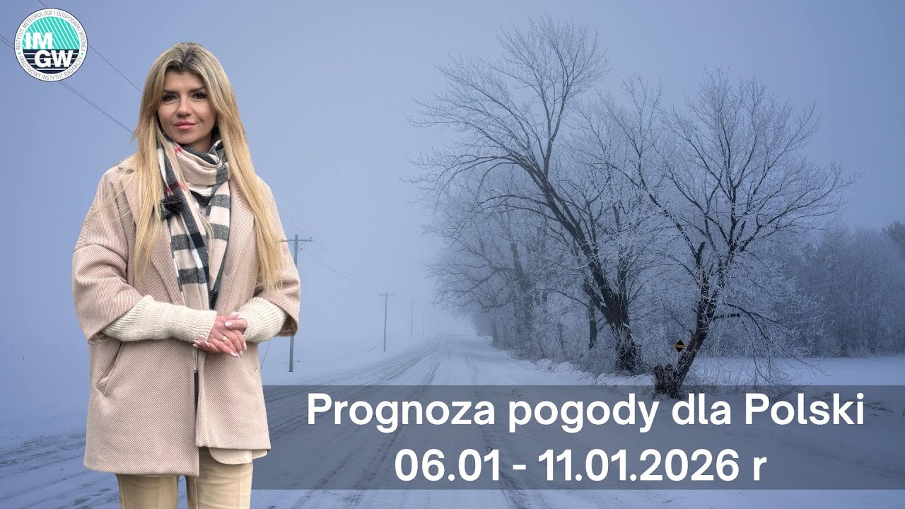 TRUDNY I DYNAMICZNY TYDZIEŃ  ❄️🎄 Prognoza pogody dla Polski 06.01 - 11.01.2026 r