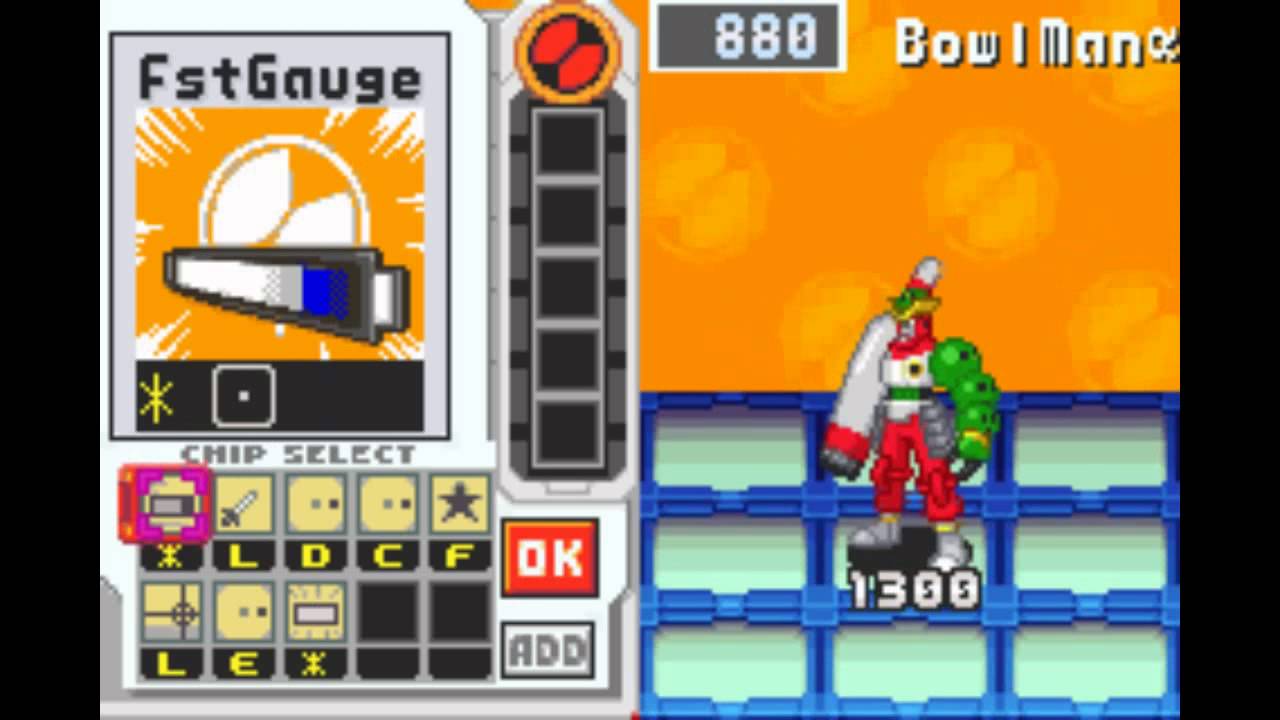 MegaMan Battle Network 3 Blue Boss Run - Bowlman Alpha