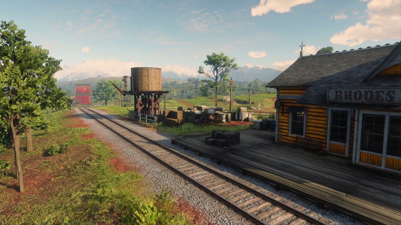 Red Dead Redemption 2 Ambiance: Rhodes Train station