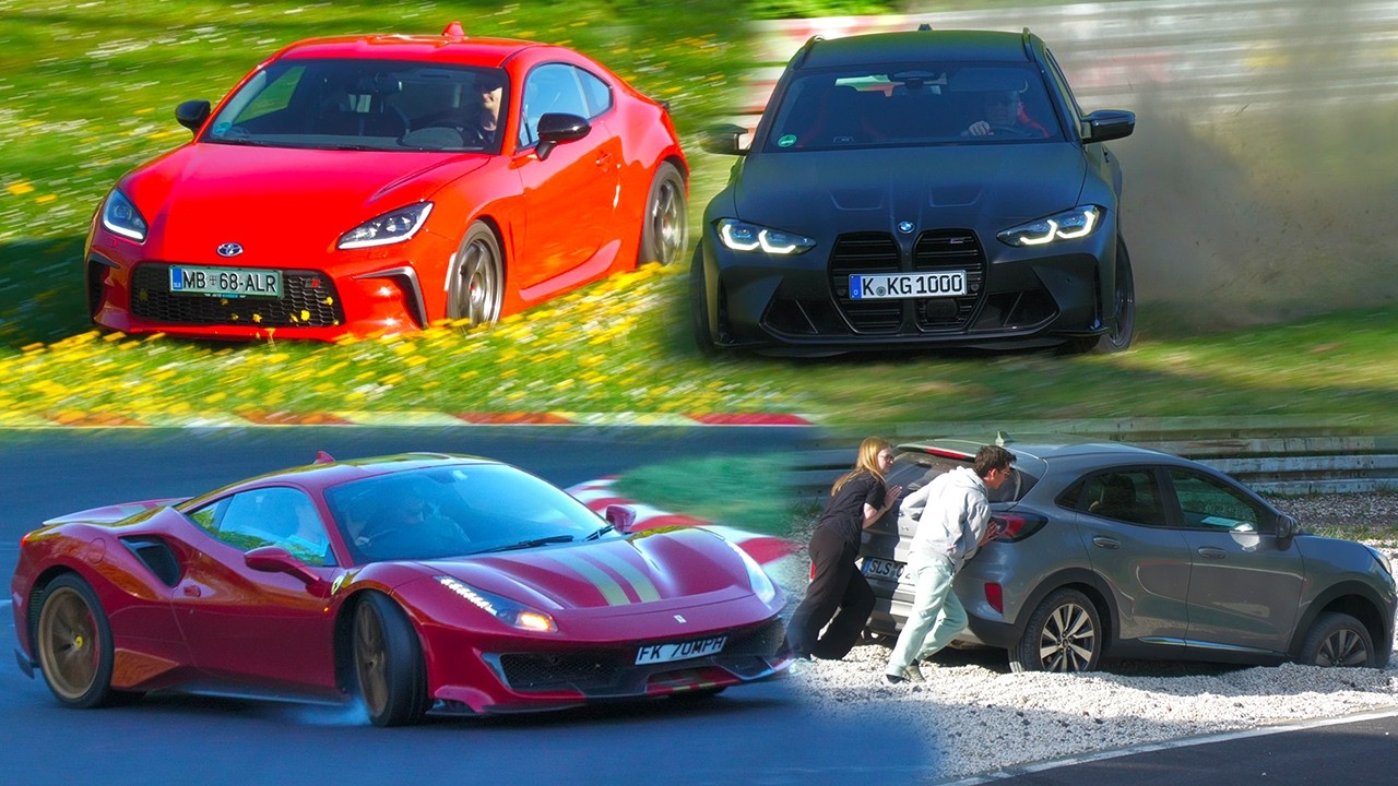 NÜRBURGRING FAIL XXL COMPILATION Touristenfahrten Nordschleife NEAR Crash, BAD Drivers etc