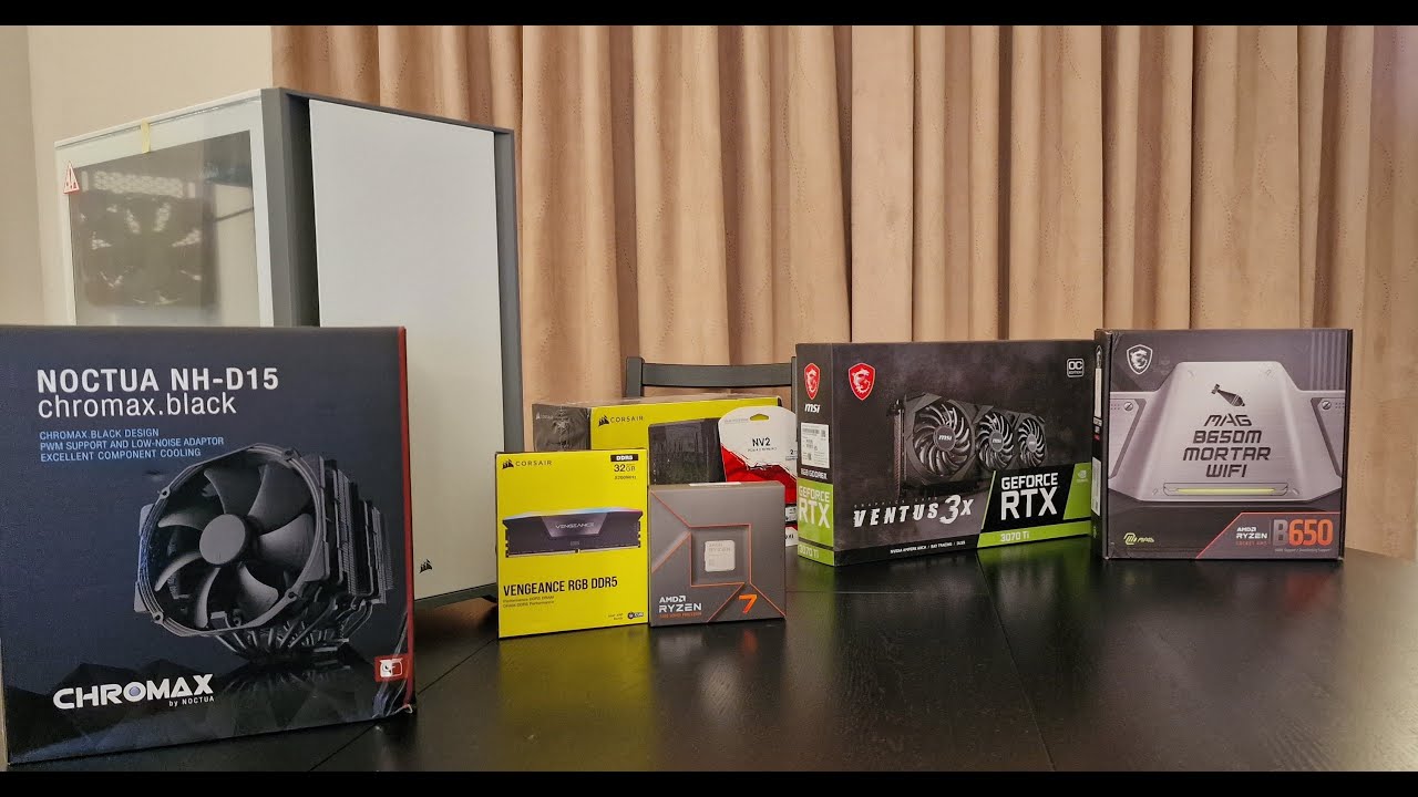 PC Build - Corsair, Ryzen, Noctua, GeForce, MSI, Samsung, Kingston