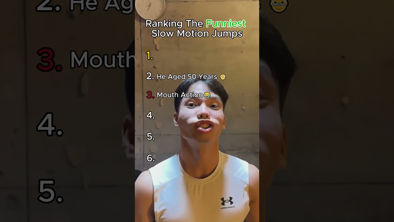 Ranking Funniest Slow Motion Jumps😂 #funnymemes #funny