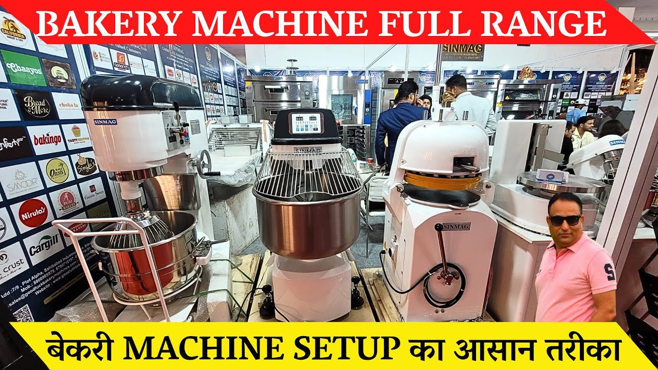 Bakery machine range - Bakery machine manufacturer in india / IHE expo 2025 - Bakery machinery