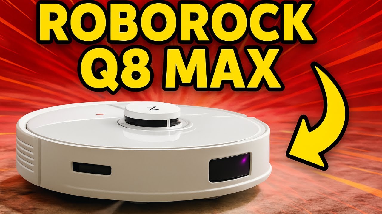 Roborock Q8 Max: Affordable Robot Vacuum Cleaner With High End Navigation and Obstacle Avoidance!