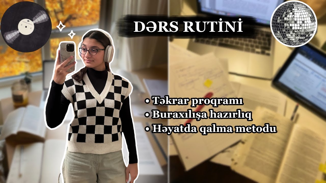 Dərs rutini✨/11-ci sinif Buraxılış/Həyatda qalma🤷🏻‍♀️