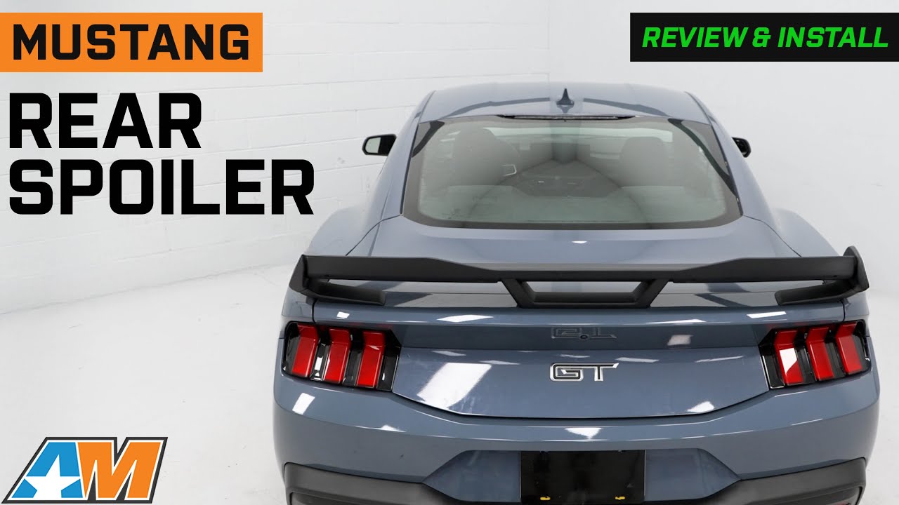 2024-2025 Mustang Dark Horse Style Rear Spoiler Review & Install