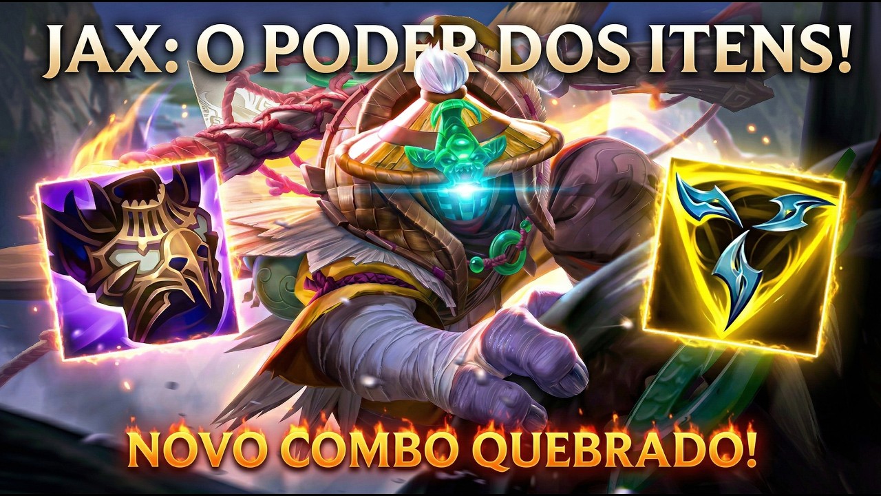 JAX JUNGLE ESTÁ ABSURDO COM OS NOVOS ITENS DO WILD RIFT!