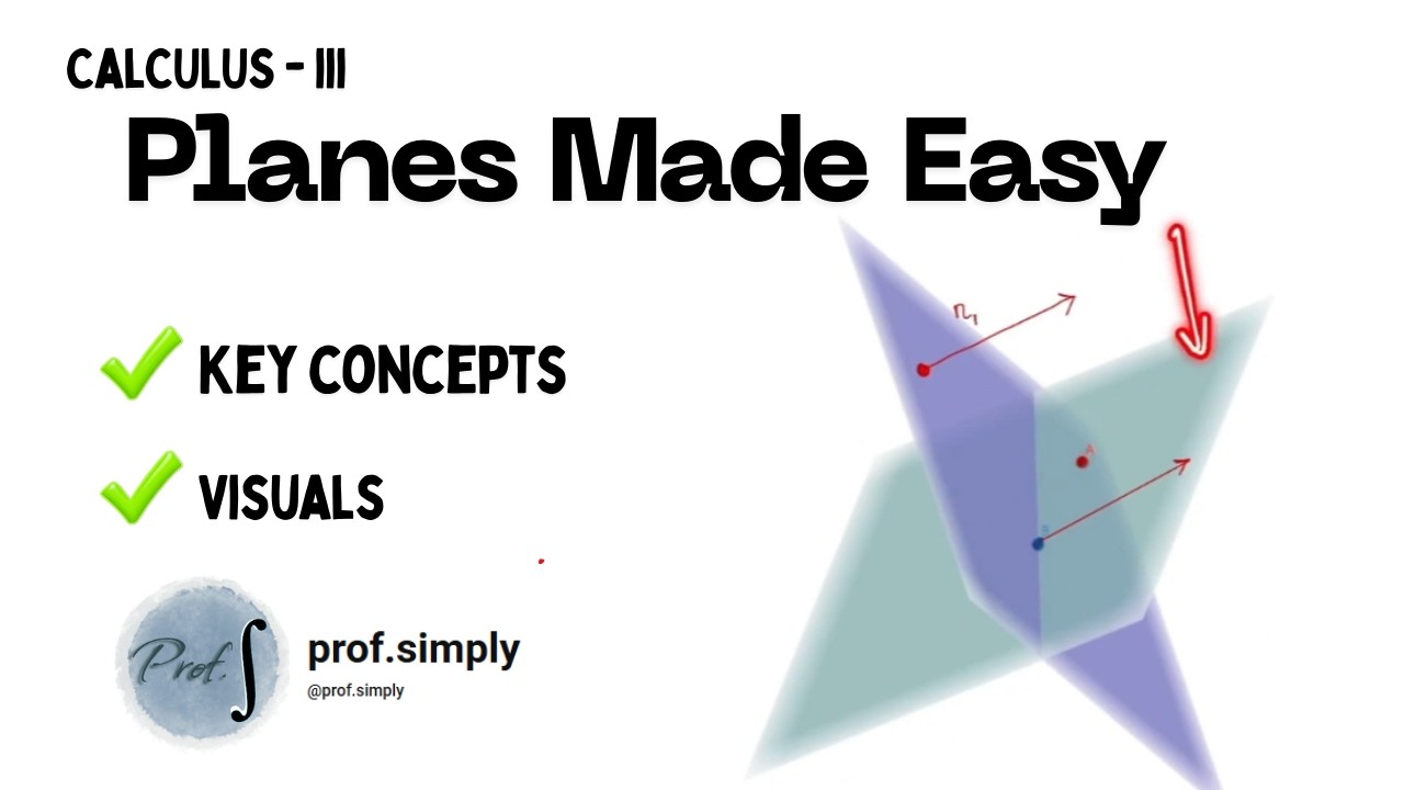 Calculus III - Planes Made Easy