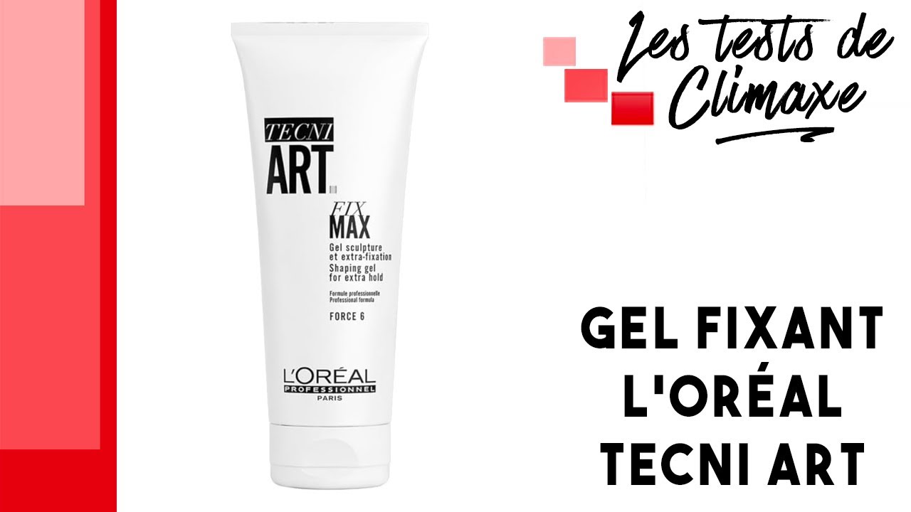 Tel d'un gel fixant L'Oréal Professionnel Paris Tecni Art Fix max force 6