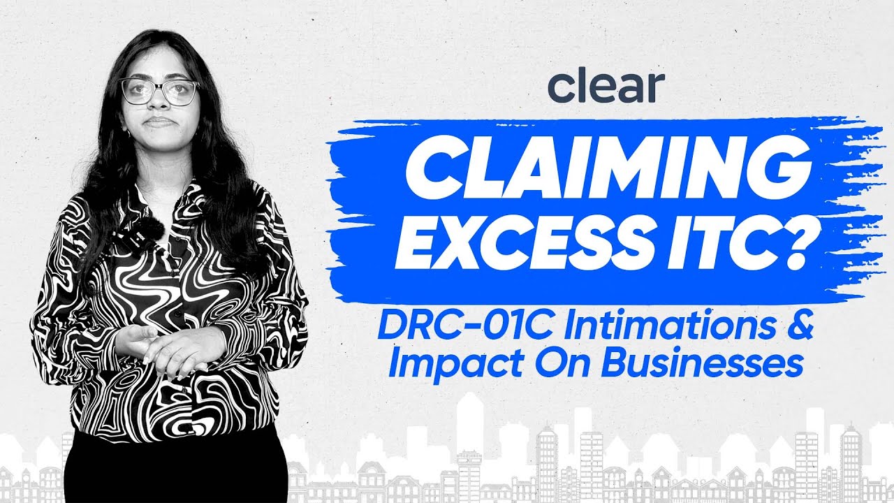 DRC-01 Notices for Excess ITC Claims | ITC Reconciliations
