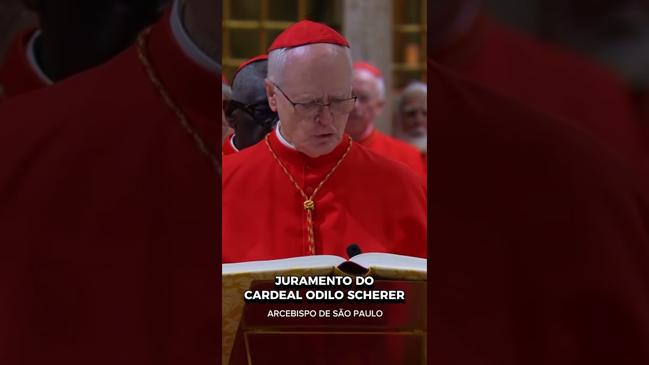 Juramento do Cardeal brasileiro Odilo Scherer #conclave #catolico #jesus