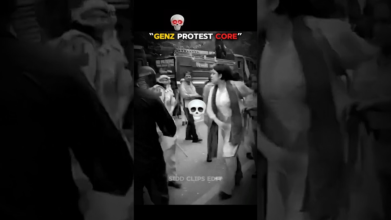 &ldquo;GENZ PROTEST CORE&rdquo;🥶#shorts #protest