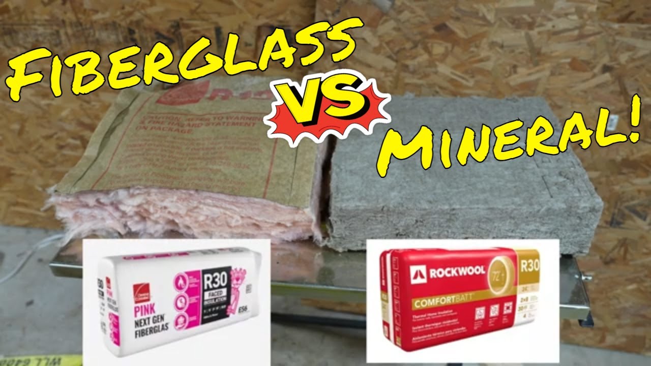 Mineral Wool (Rockwool) vs Fiberglass Insulation, What are the differences?